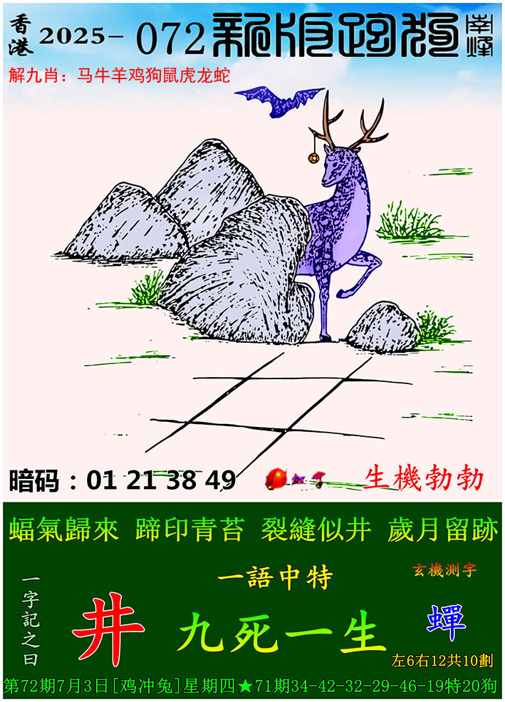 新版跑狗图更新中
